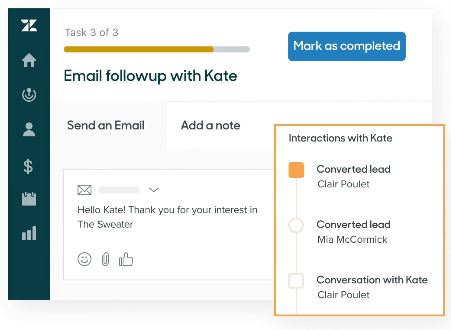 Zendesk Sell - Followup com Leads
