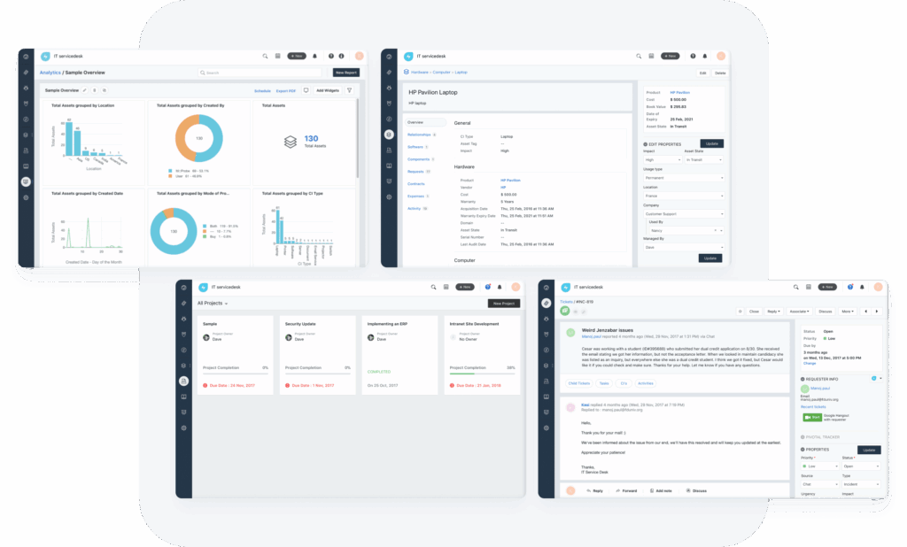 Freshservice ITSM - Benefícios reais. Resultados visíveis.