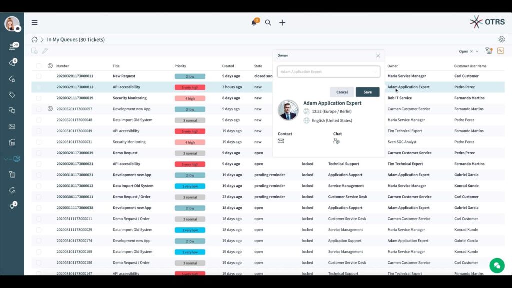 OTRS ITSM — consistent results for your business