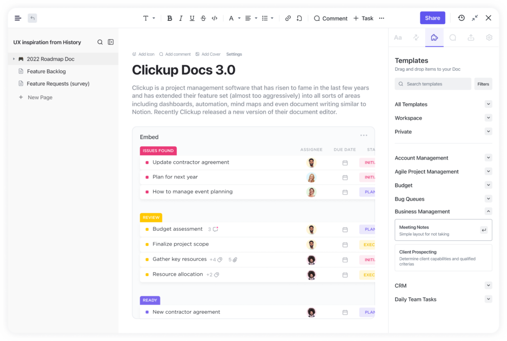 SEO Clickup - Documentos
